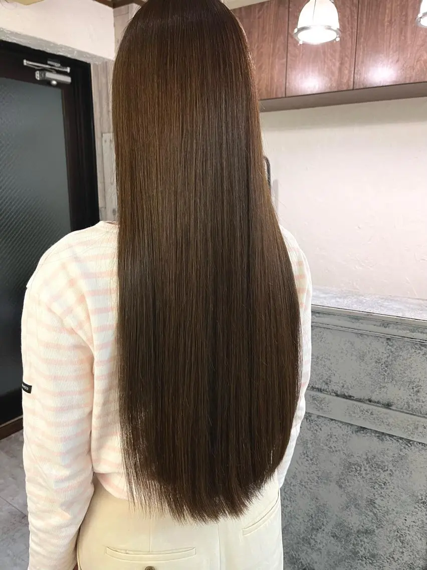 ロング カラー ヘアカラー トリートメント MAYU 💚森下のヘアスタイル