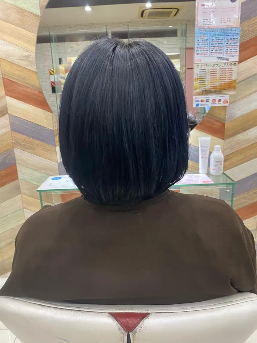 ミディアム カラー 髪質改善・縮毛矯正 白根凌二のヘアスタイル