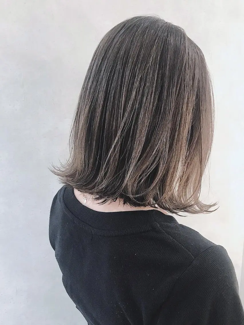ショート カラー アディクシーカラー ブリーチ ケアブリーチ ダブルカラー ハイライトカラー MOU namba ムウナンバのヘアスタイル
