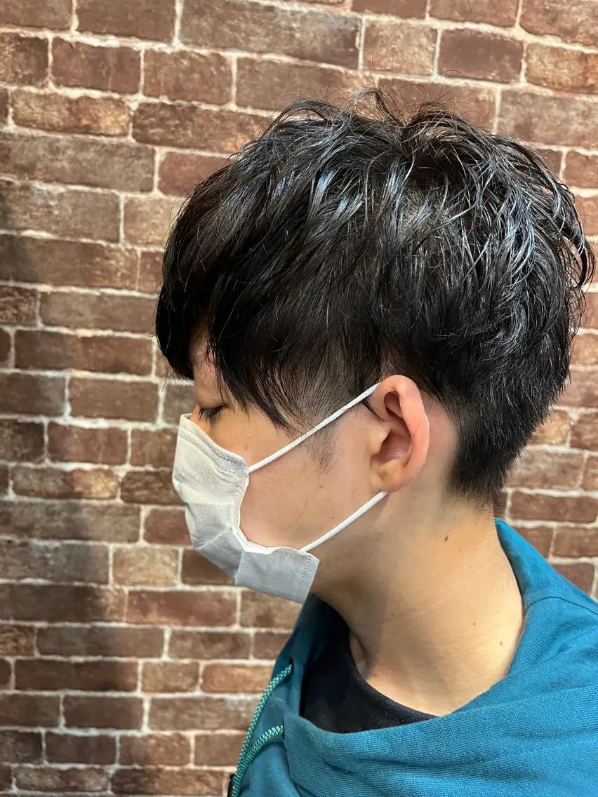 ショート カラー パーマ ヘアアレンジ メンズ キッズ ネイル マツエク・マツパ アイブロウ メンズパーマ ブラウンカラー ケアカラー 透明感カラー ピンクカラー 久木原 ゆりのヘアスタイル