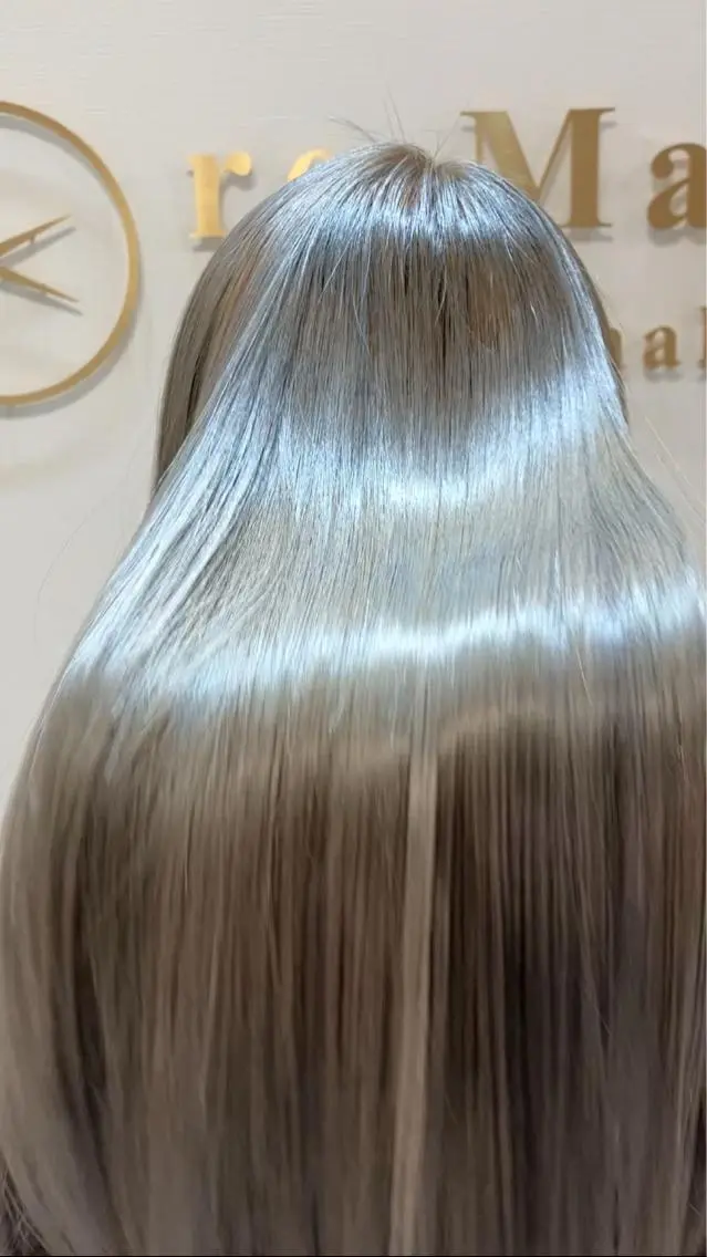 ロング カラー ヘアアレンジ キッズ カット ヘアカラー トリートメント 横浜関内髪質改善 re:Magoのヘアスタイル