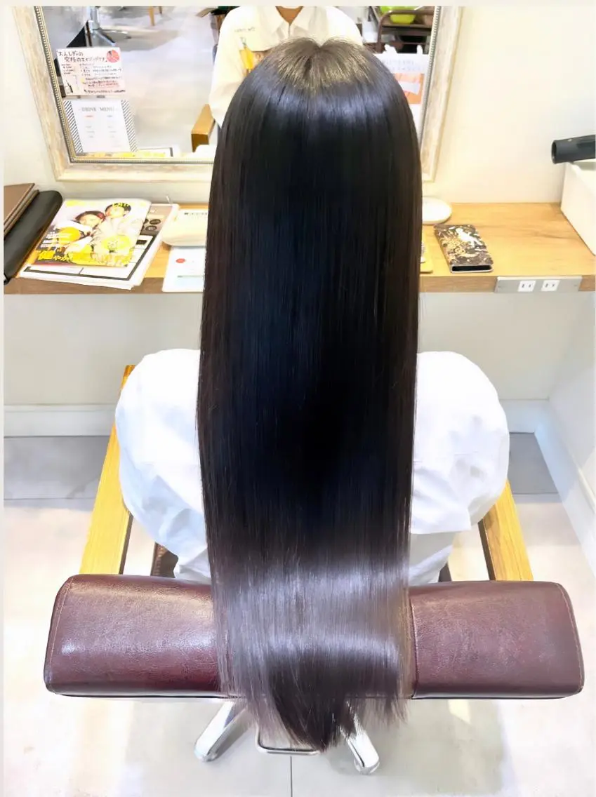 ロング ショートボブ ボブ くびれヘア 髪質改善 ロング カット トリートメント KAORU/絹髪 /髪質改善/奈良のヘアスタイル