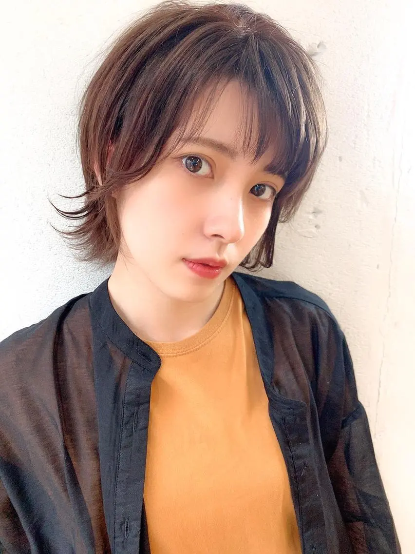 ショート カット ヘアカラー トリートメント ショート✨ボブ✨代表 新田見美仁のヘアスタイル
