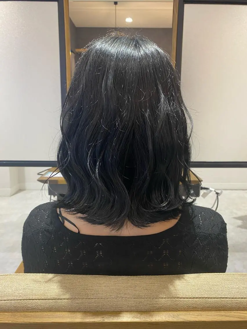 ミディアム 高橋 柊和のヘアスタイル