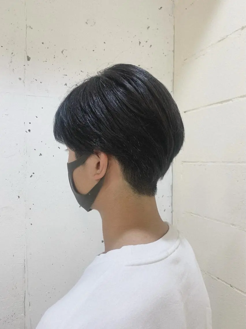 ショート メンズ センターパート 千葉駅徒歩1分✂︎ 宮内のヘアスタイル