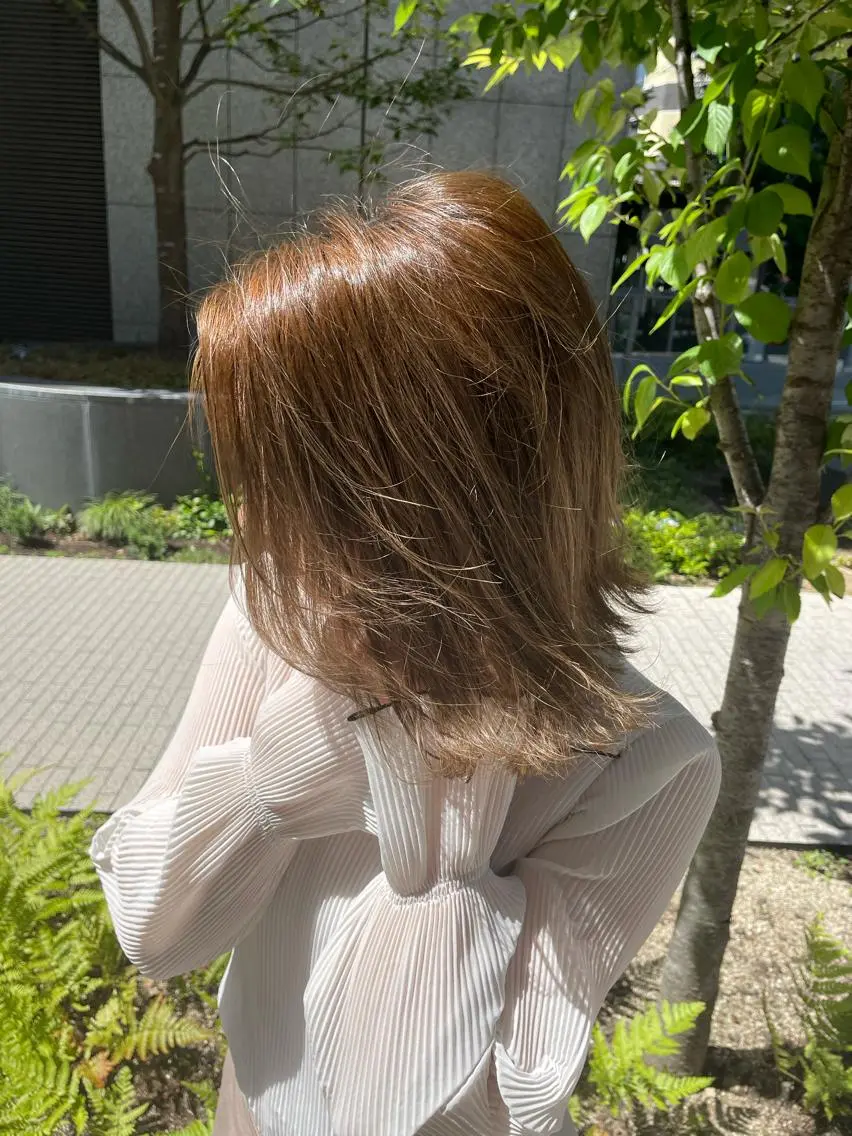 カラー 松浦 るなのヘアスタイル