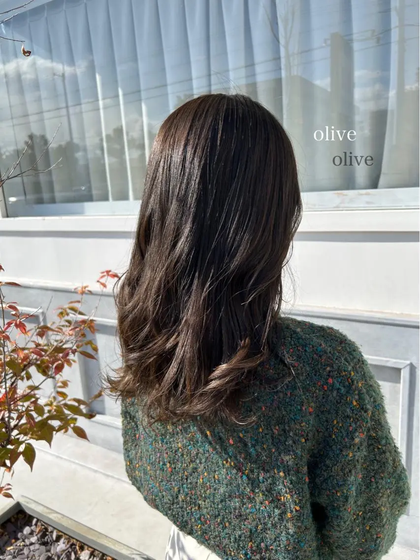 ミディアム ヘアカラー merc.🌿 友藤鮎那のヘアスタイル