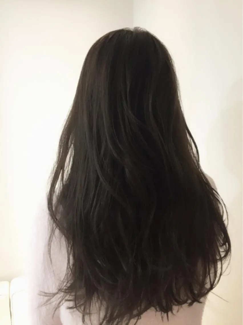 ロング カラー ヘアアレンジ グレージュ イルミナカラー ✨ハイクオリティ✨ 山本香也のヘアスタイル