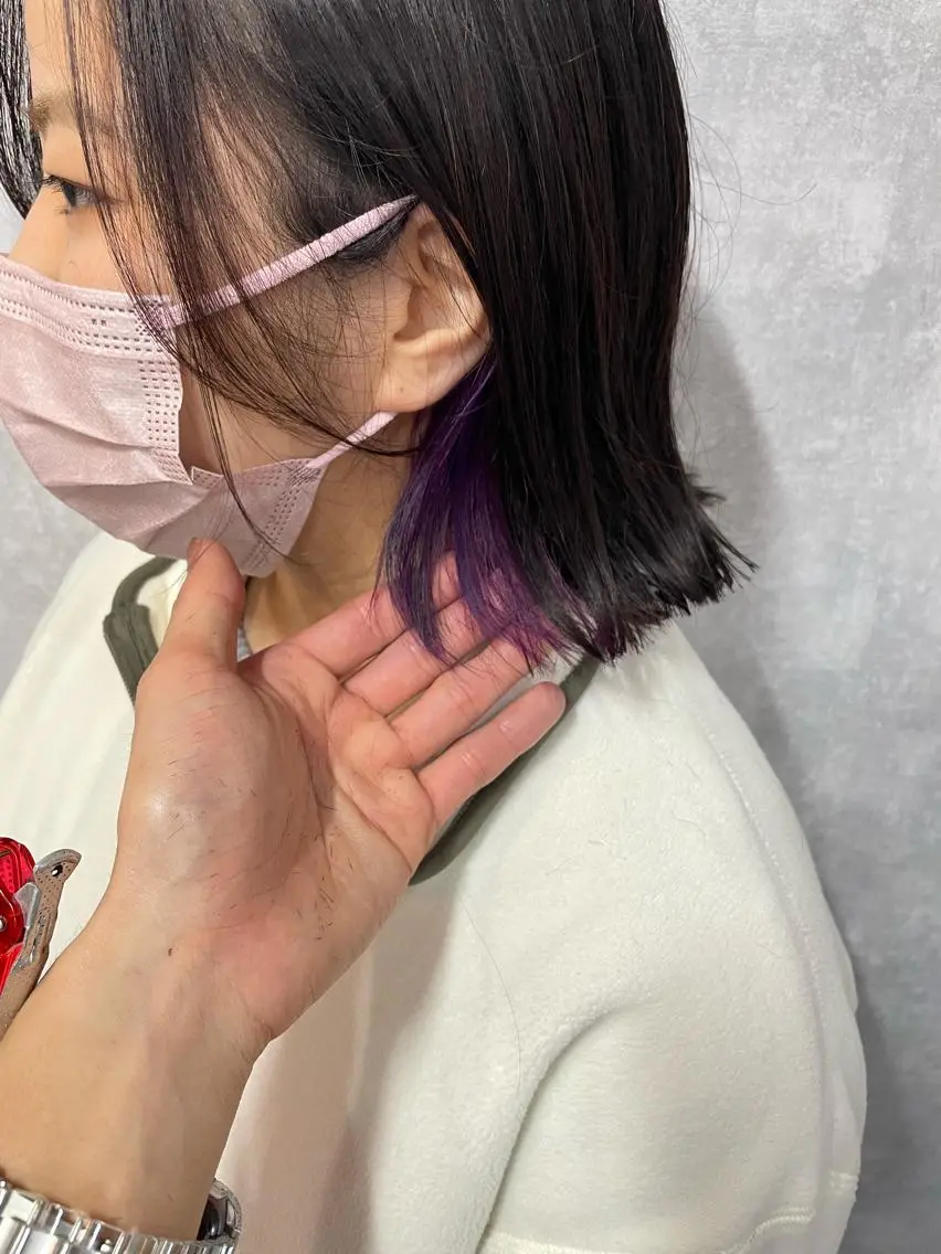 ショート 切りっぱなしボブ ショートボブ ハンサムショート 丸みショート アッシュ カット ヘアカラー トリートメント モテ髪/ボブ/ショー ト/アダチフウトのヘアスタイル