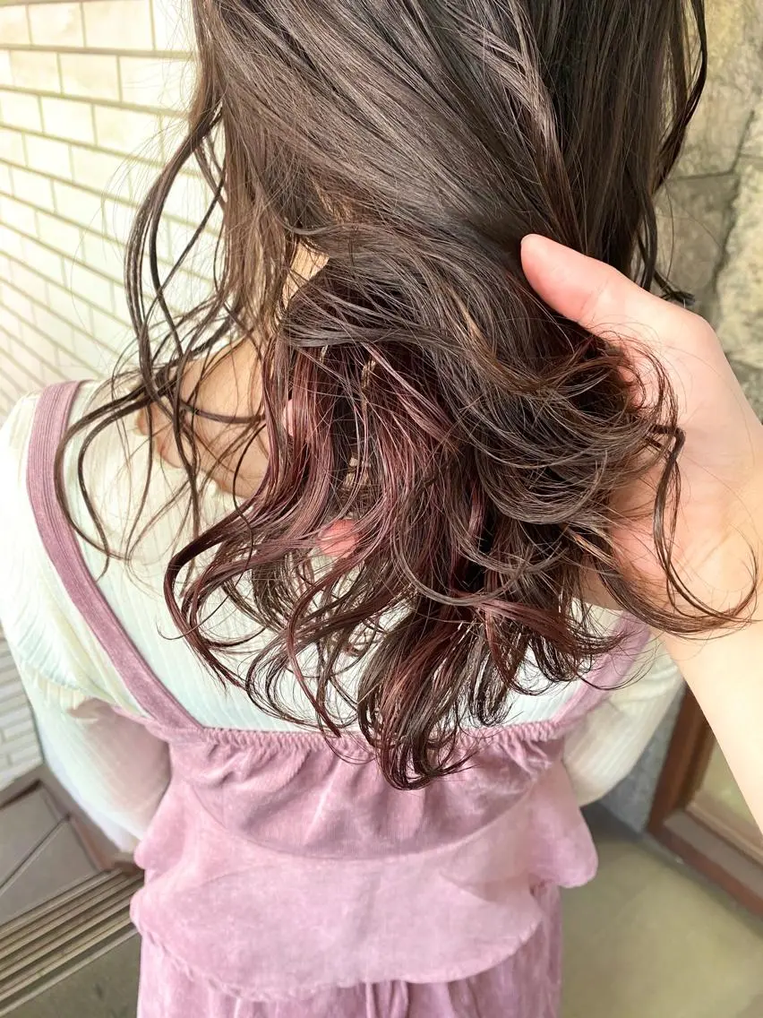 セミロング ヘアカラー トリートメント 萩原 凌✄のヘアスタイル