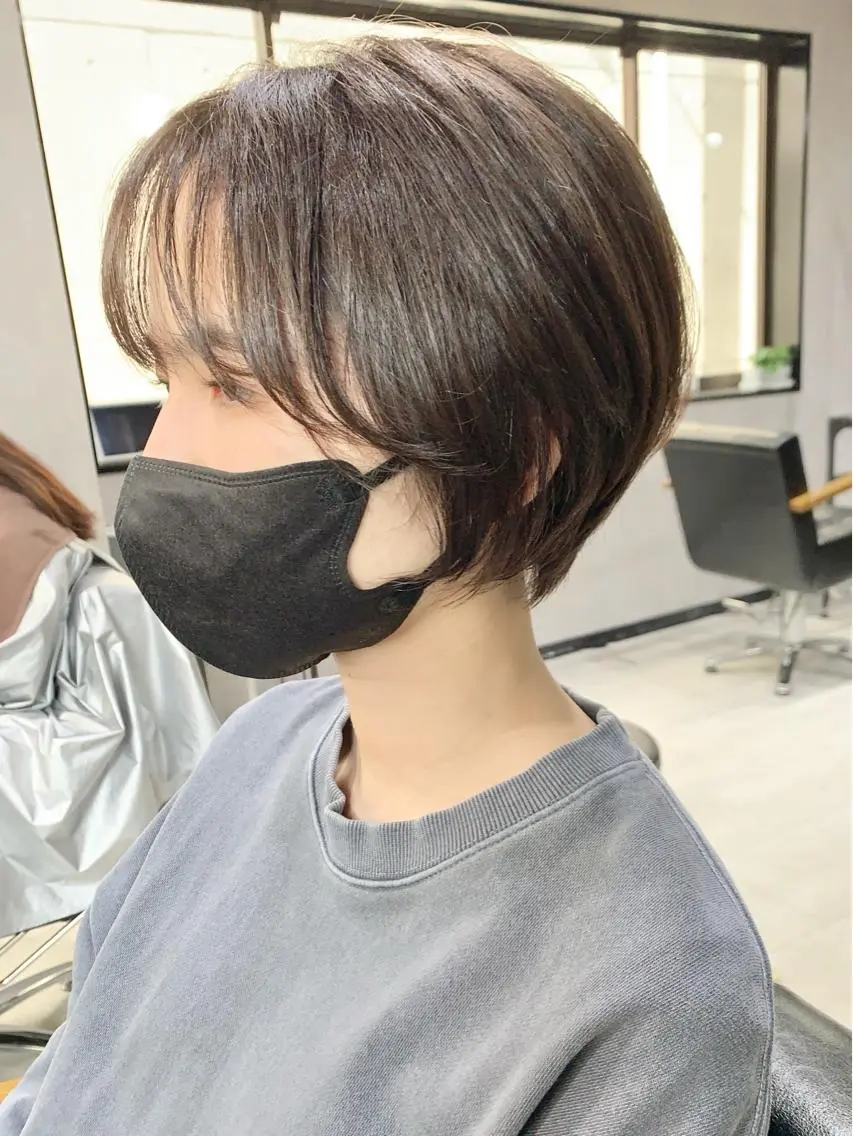 ショート カラー ショートヘア カット 岡崎勇人/レイヤー/ 韓国/ケラチンTRのヘアスタイル