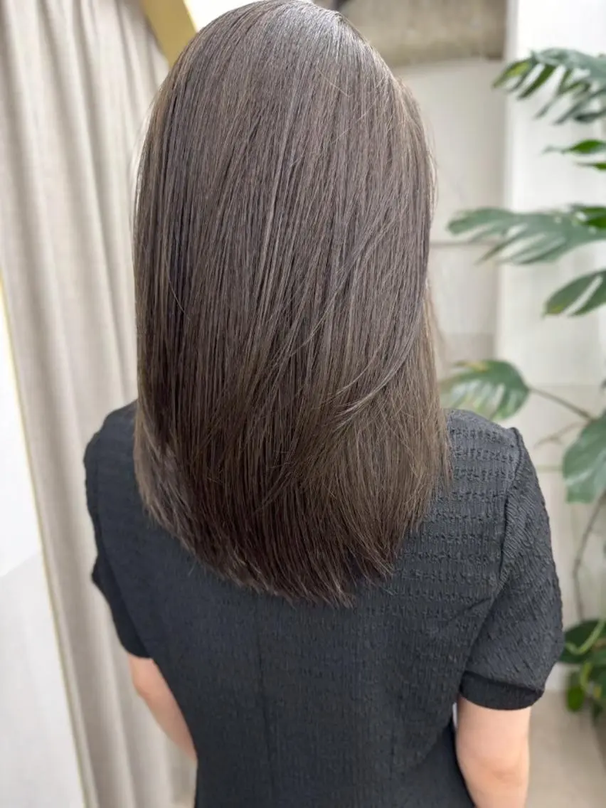 ミディアム カラー ベージュカラー ブリーチ ブラウンカラー ケアブリーチ 透明感カラー カット ヘアカラー トリートメント 🌜ROW町田 🌛 公式のヘアスタイル