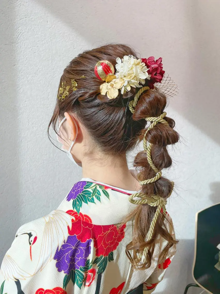 ロング ヘアアレンジ 大平 美沙のヘアスタイル