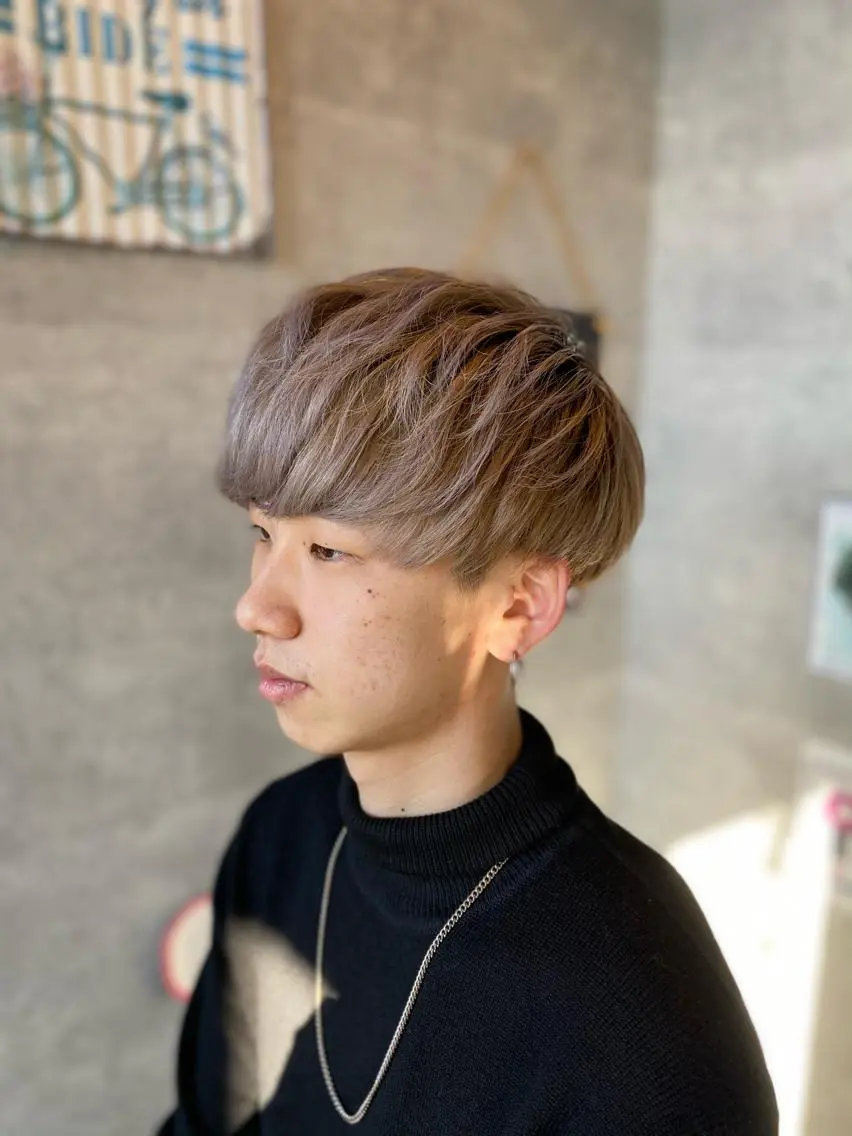 メンズ マッシュ 田中 裕也のヘアスタイル