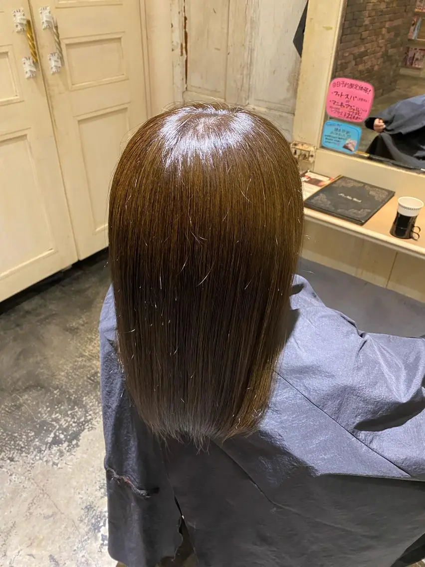 ミディアム ヘアカラー トリートメント 道下 颯人のヘアスタイル