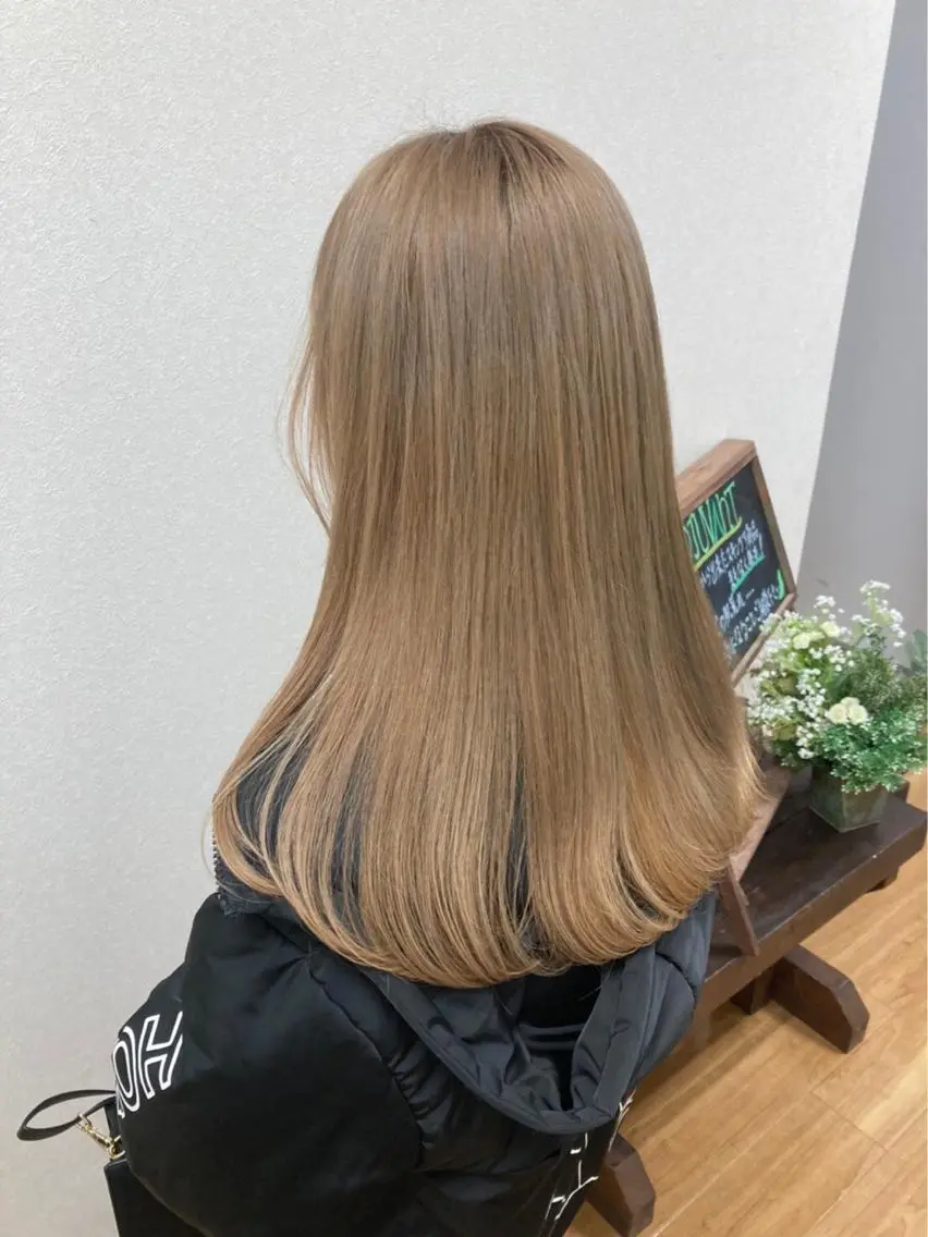 ロング カラー ヘアアレンジ like みやびのヘアスタイル