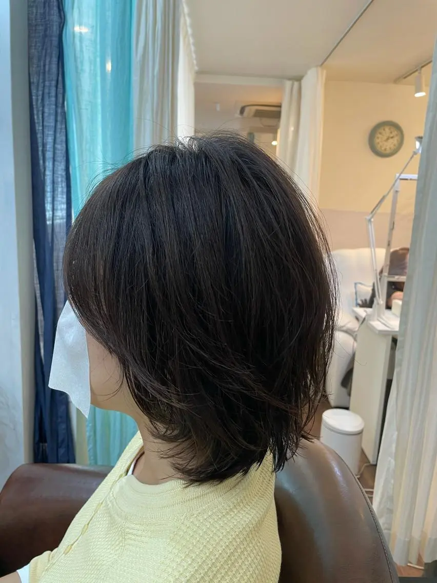 ミディアム ミディアムパーマ 🌈elua yukaのヘアスタイル