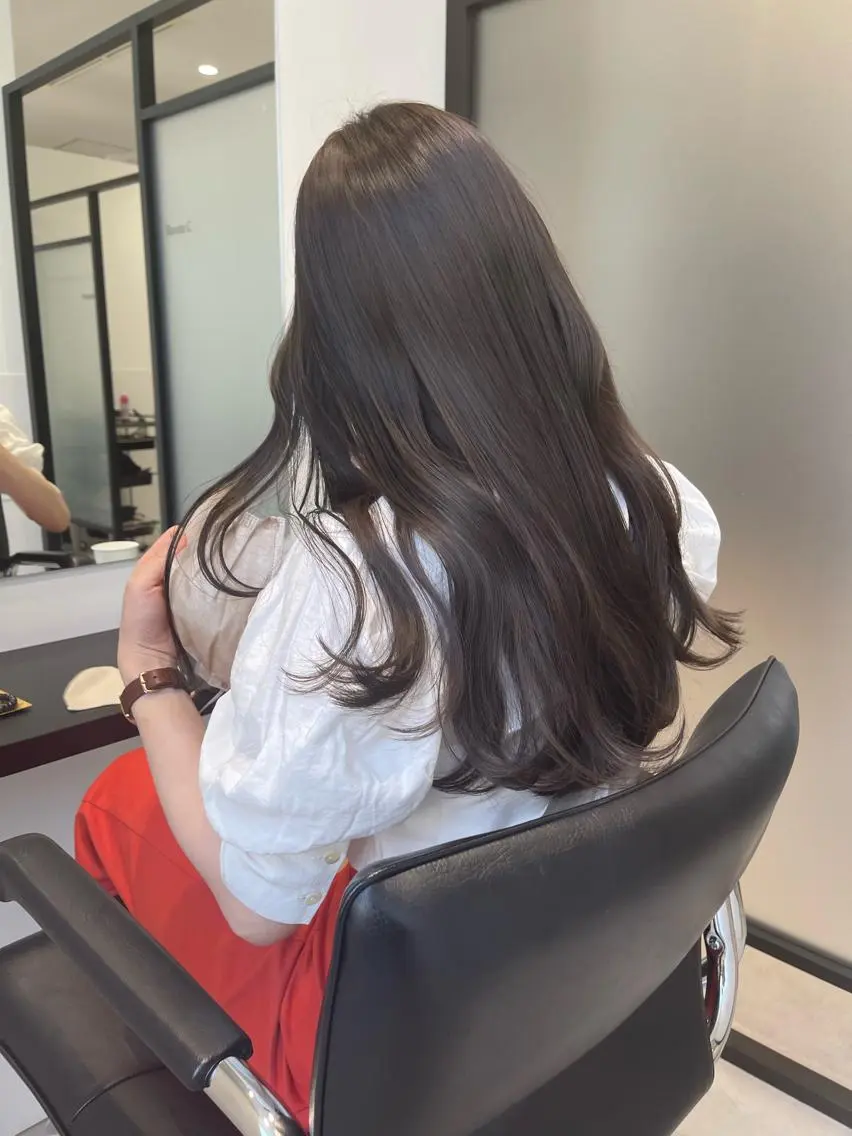 ロング カラー 髪質改善 トリートメント MURANAKA RYOのヘアスタイル