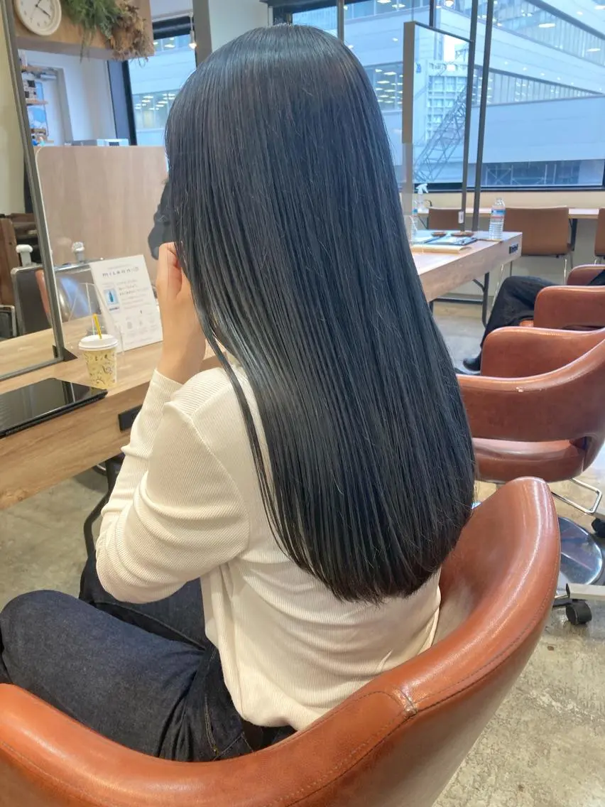ロング パープルカラー ヘアカラー カラーリスト菅野 竜矢🌈のヘアスタイル