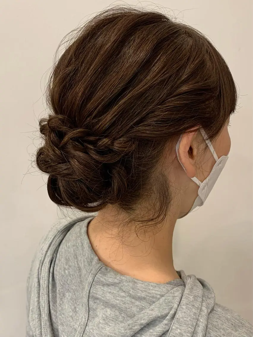 ロング ヘアアレンジ 三ツ井凌 【ヘアケアサロン】のヘアスタイル
