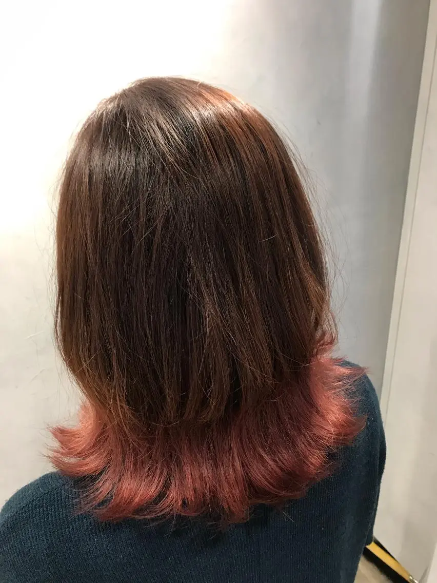 ミディアム カラー ヘアカラー 江畑 匠 新宿三丁目 徒歩30秒⭐️のヘアスタイル