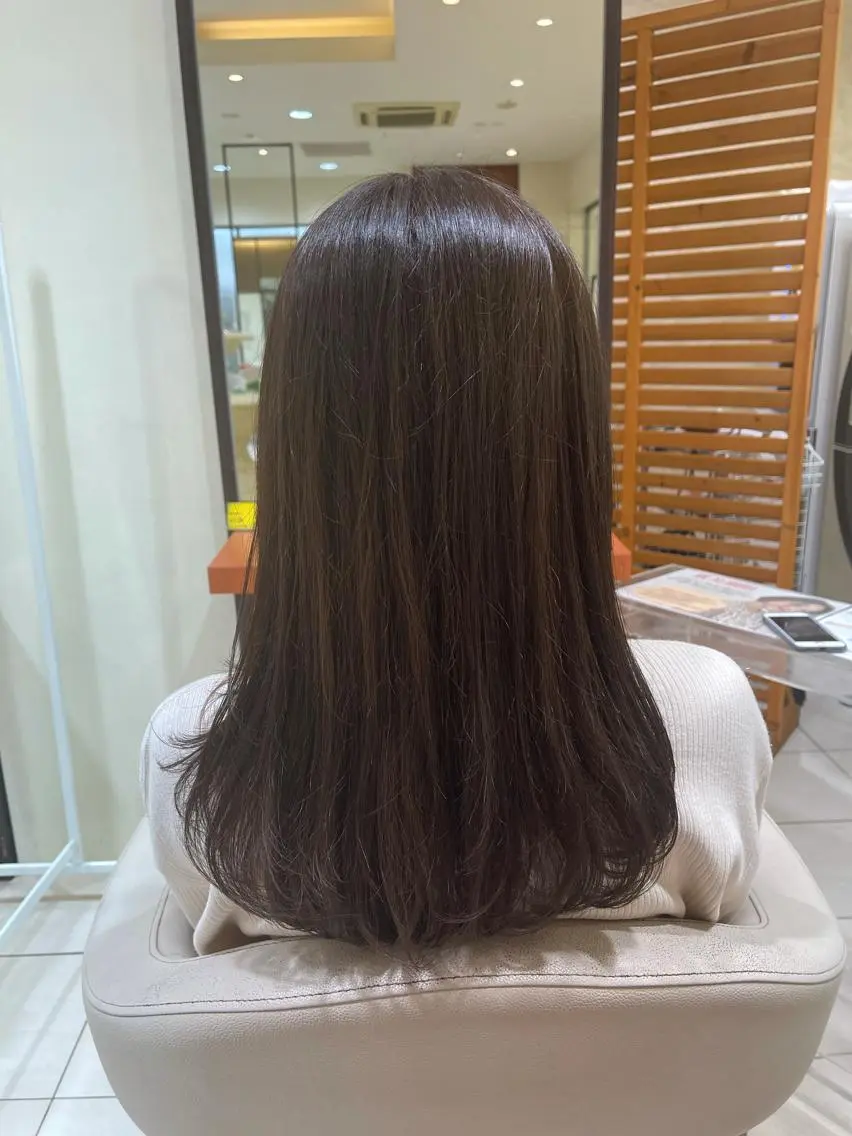 ロング カラー アッシュ アッシュブラウン ブラウンカラー インナーカラー カネヒラ リョウスケのヘアスタイル