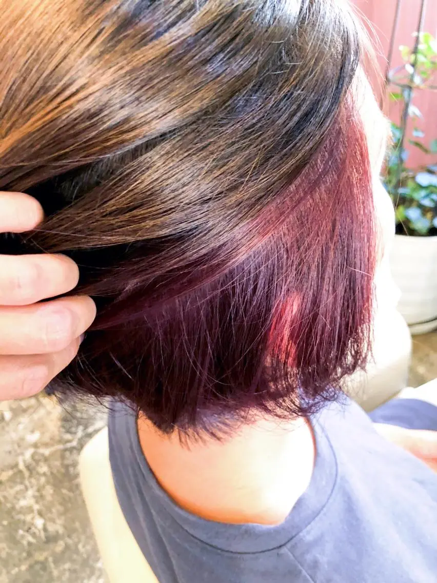 ミディアム カラー パーマ ヘアアレンジ メンズ ヘアカラー ヘアセット 表参道Lise おおいしおりのその他イメージ