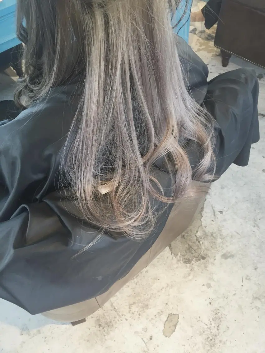 ショート ミディアム セミロング ロング カラー パーマ ヘアアレンジ メンズ キッズ アッシュ グレージュ kobayashi $hogoのヘアスタイル