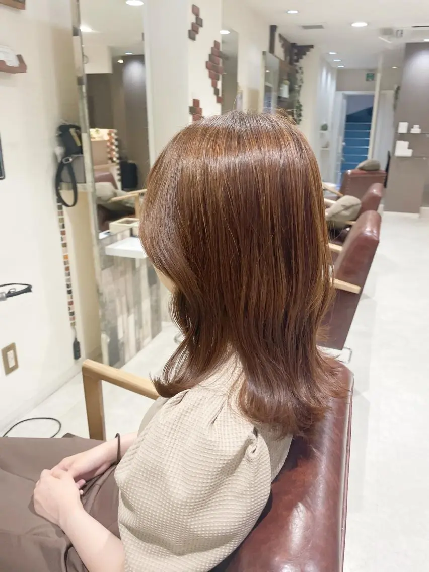 セミロング KAI RIKAのヘアスタイル