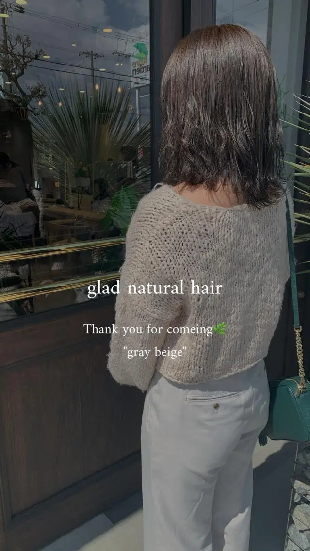 ミディアム カラー アッシュ 透明感カラー 吉原 由菜のヘアスタイル