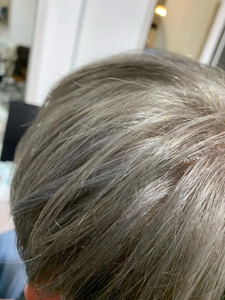 ミディアム カラー ヘアアレンジ メンズ ミディアムパーマ メンズハイトーン メンズパーマ ハイトーンカラー ボブ ヘアカラー トリートメント Sia中野新橋 『JUNYA』のヘアスタイル