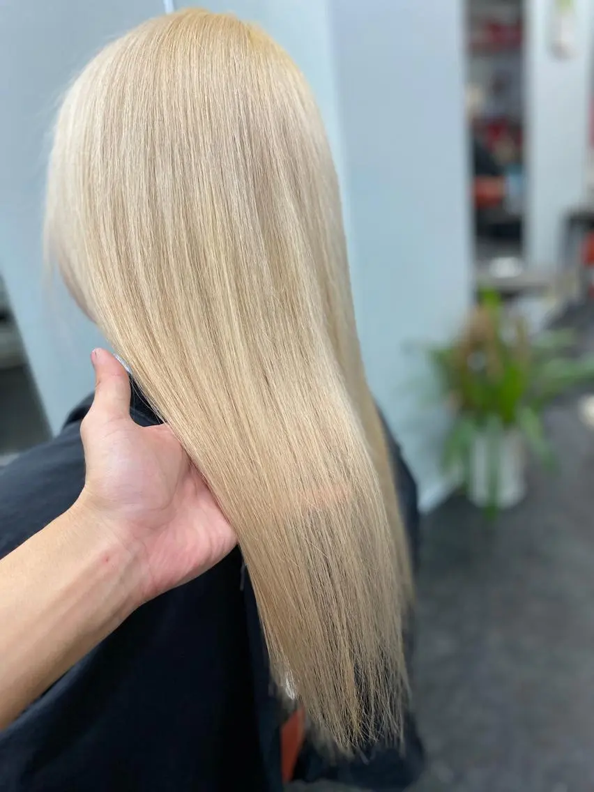 セミロング カラー メンズ 🧡可愛い色落ち🧡 ハイトーン特化🧡のヘアスタイル