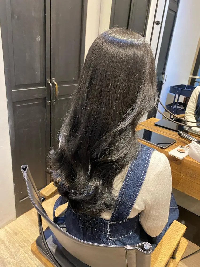 セミロング カット ヘアカラー トリートメント 新宿/顔周りカット +レイヤー=しずく♩のヘアスタイル