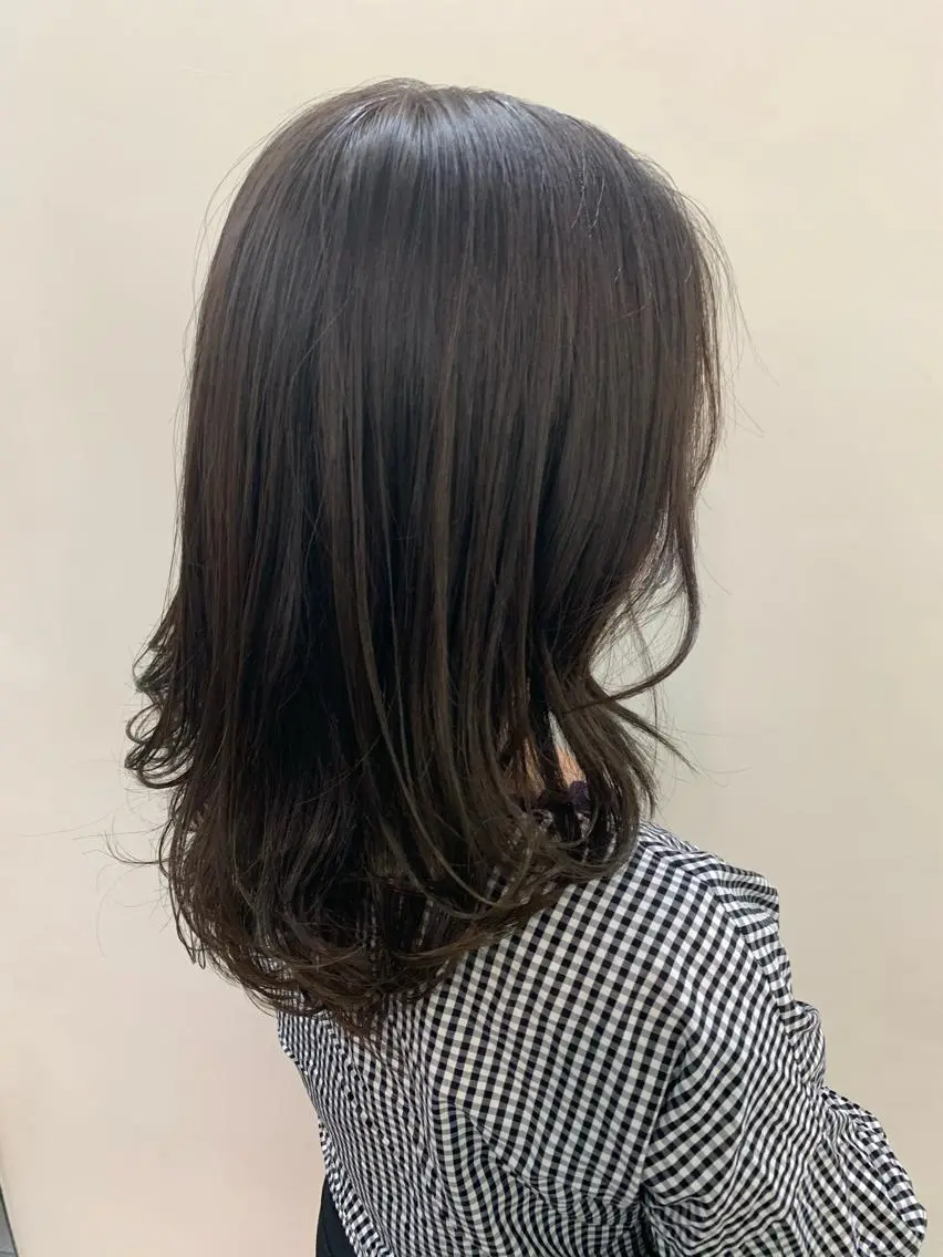 ミディアム デジタルパーマ🫧 韓国風ヘア🫧サクラのヘアスタイル