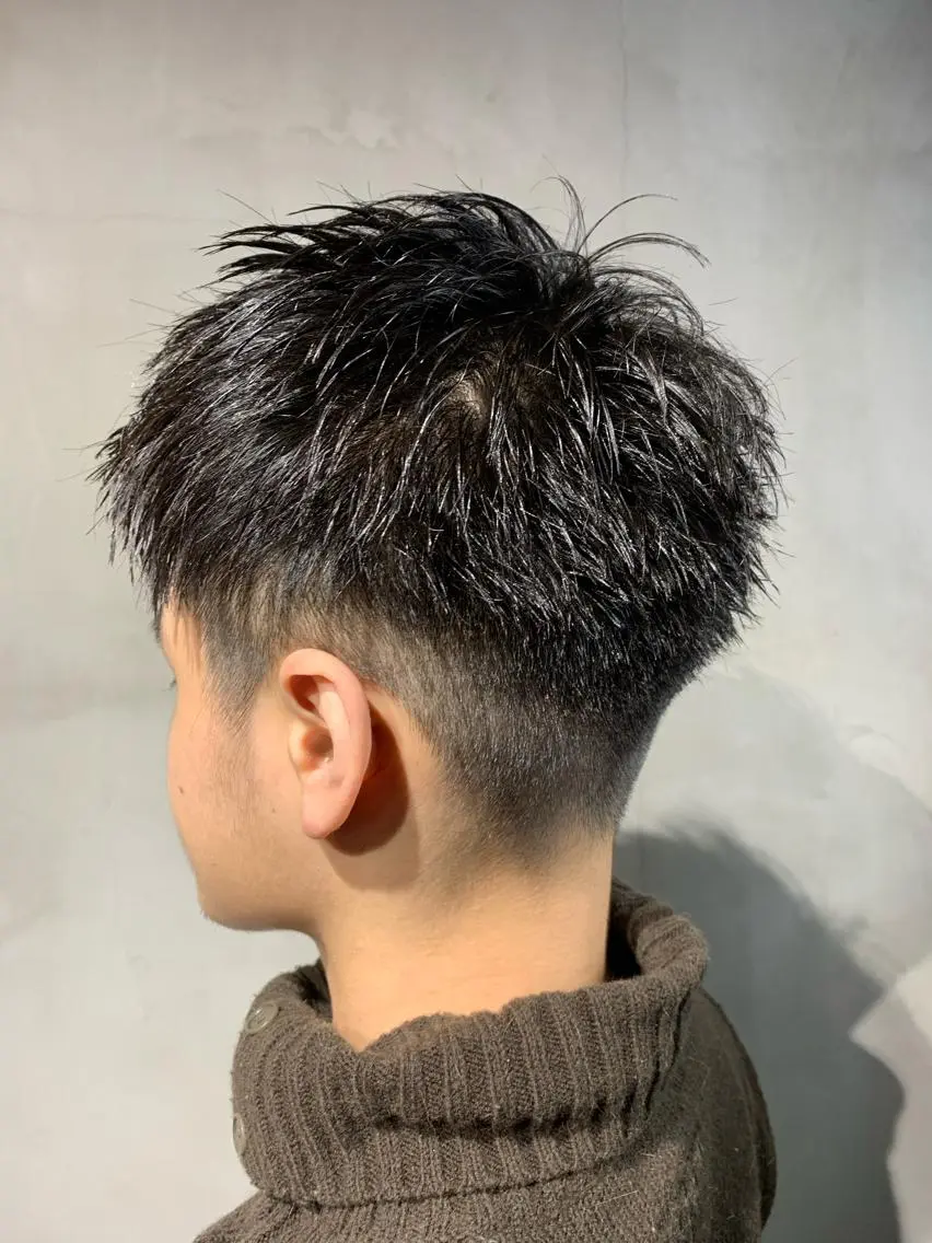 ショート メンズパーマ 工藤勇也のヘアスタイル