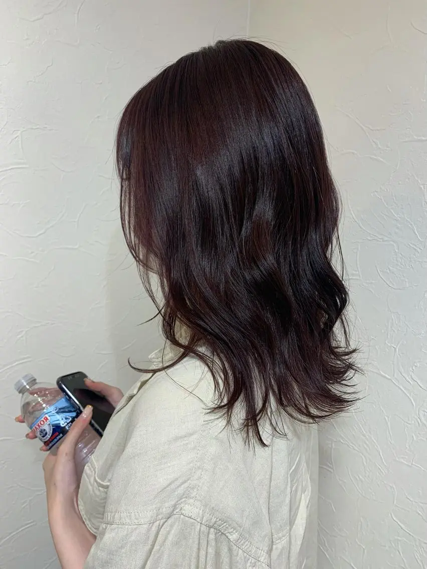 セミロング カラー 💫大宮美容師💫 azusaのヘアスタイル