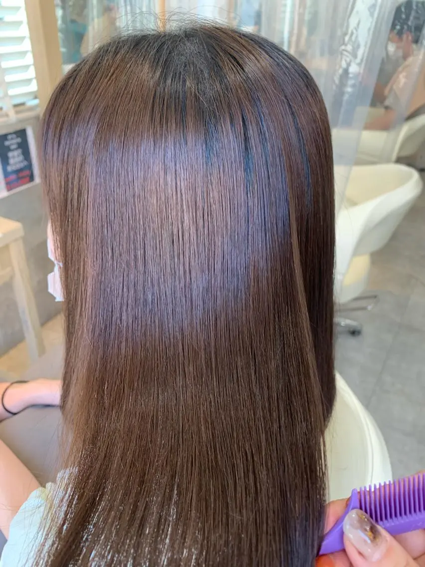 ロング カラー Maho Saitoのヘアスタイル