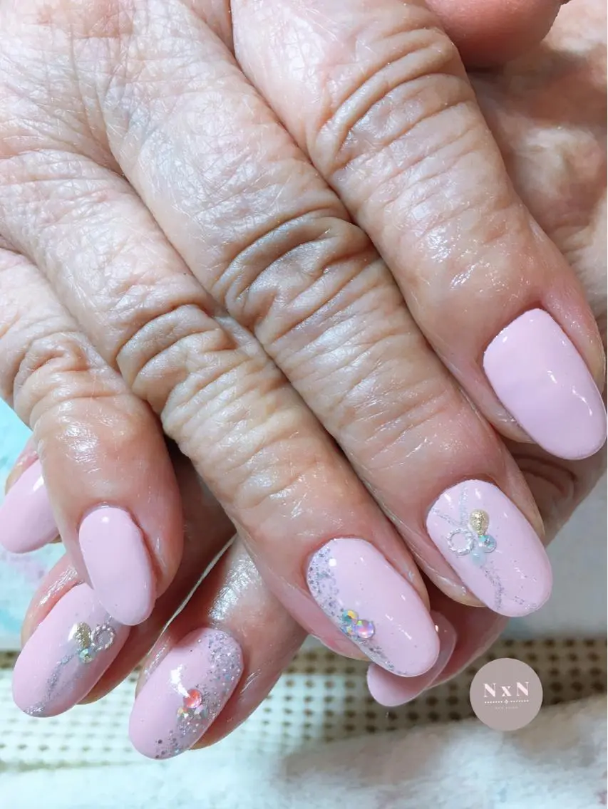 ネイル ジェルネイル ぷっくりネイル nail salon N×Nのネイルデザイン