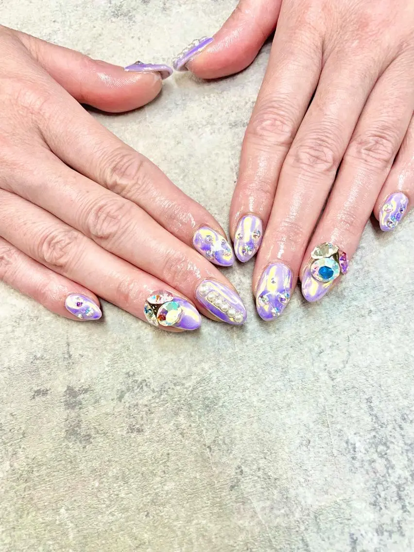 ネイル アートネイル ジェルネイル ミラーネイル オフィスネイル 夏ネイル ハンドネイル ハンドケア FASTNAIL PLUS 新宿店のネイルデザイン