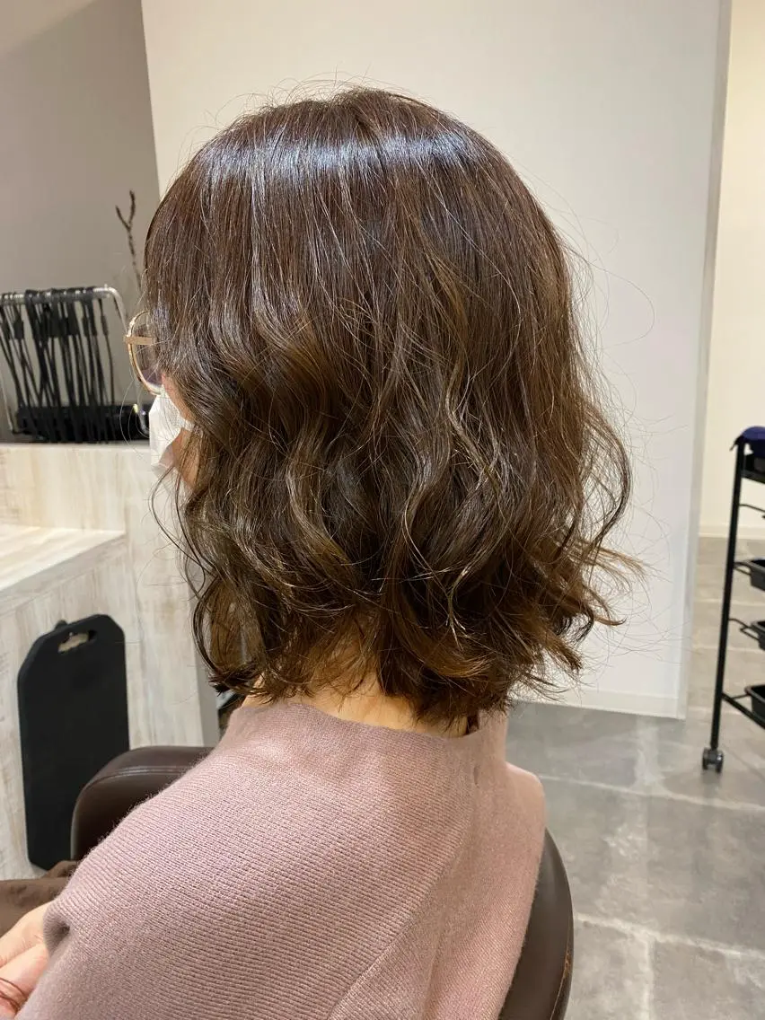 ショート カラー ブラウンカラー モカブラウン ノンダメージ 🥑mikubanのヘアスタイル