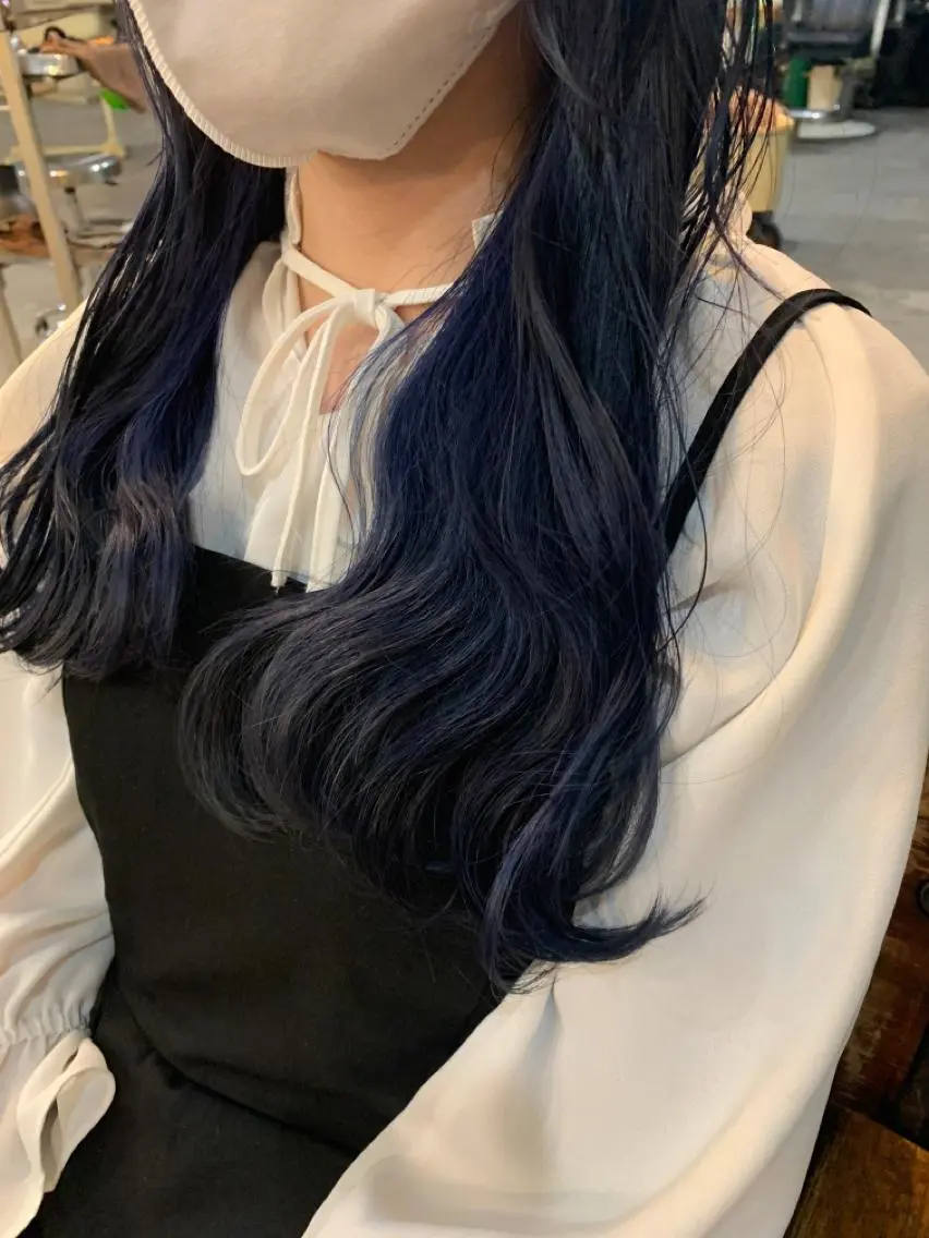 ロング カラー パーマ ヘアアレンジ キッズ ショートボブ バレイヤージュ ブリーチ ケアブリーチ 透明感カラー ravens代表 ヒロムのヘアスタイル