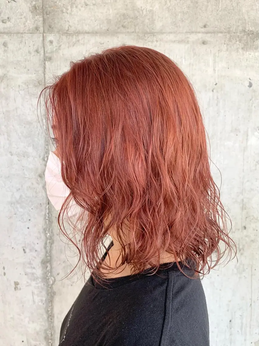 ミディアム 🌷横浜/レイヤー /艶カラー🌷のヘアスタイル