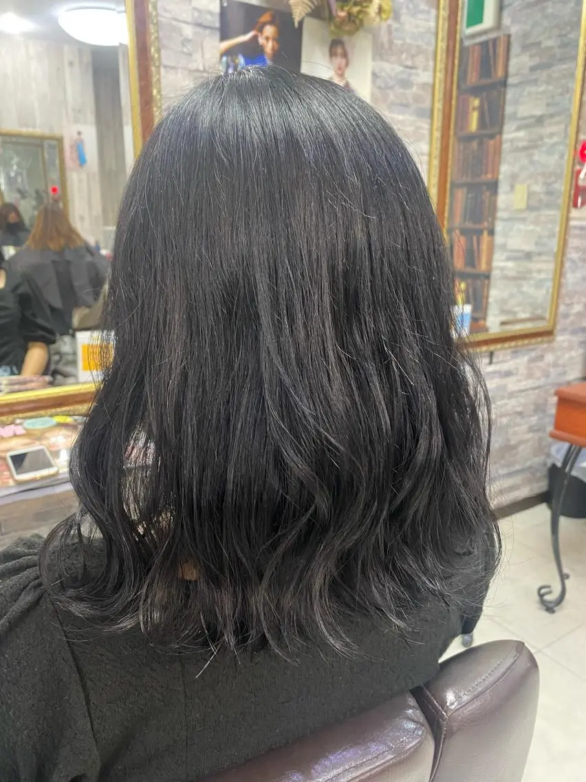 ミディアム ヘアカラー Arphy/ /のヘアスタイル