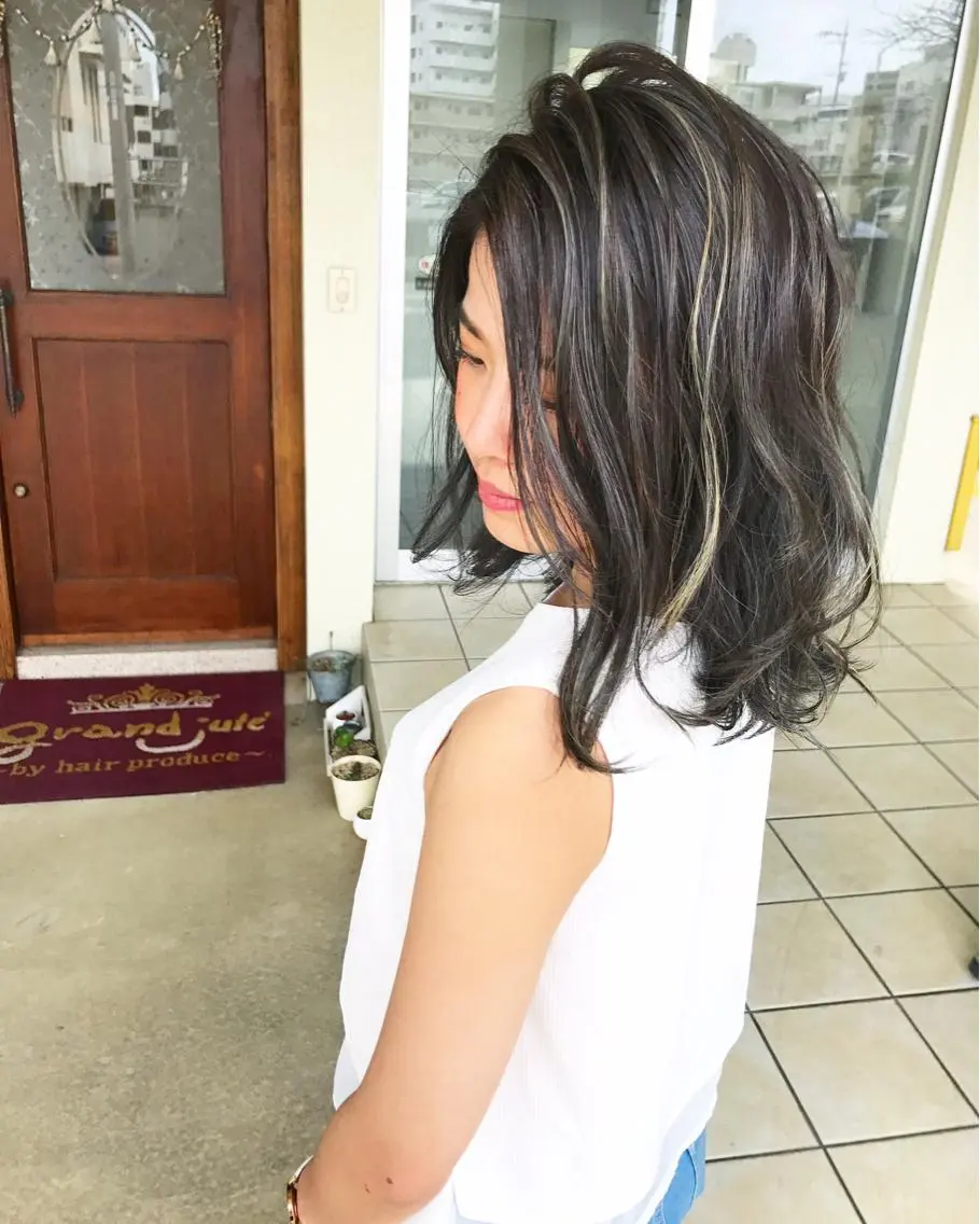 カラー ハイライトカラー イルミナカラー 外国人風カラー カット ヘアカラー grand juteのヘアスタイル