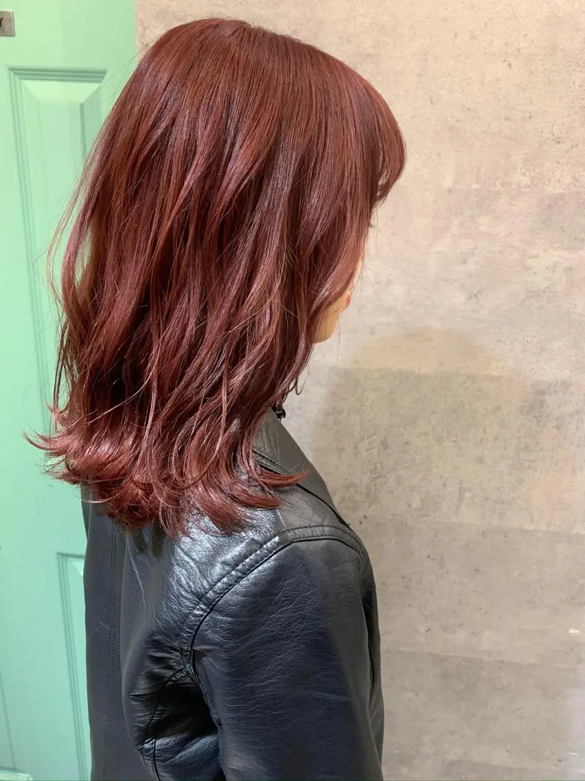 ミディアム カラー パーマ ヘアアレンジ ヘアカラー トリートメント Bianca  代表 硲　貴亮【東武練馬】のヘアスタイル
