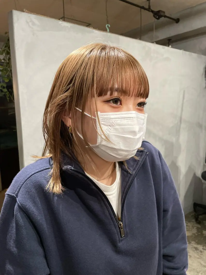ミディアム ふじはら ひなこのヘアスタイル
