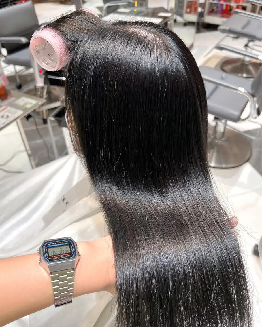 セミロング カラー ブルーカラー ♡ KANON ♡のヘアスタイル