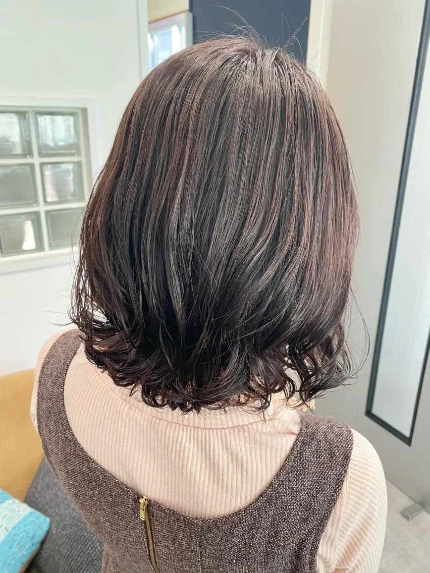 ミディアム パーマ 【safric】 NAOのヘアスタイル