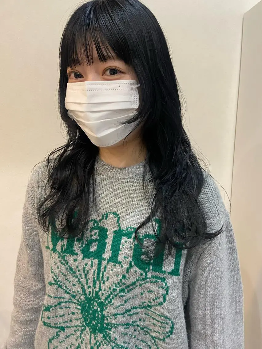 ロング カラー 顔周りカット ボブ/透明感カラー 🧸YUI❤️のヘアスタイル