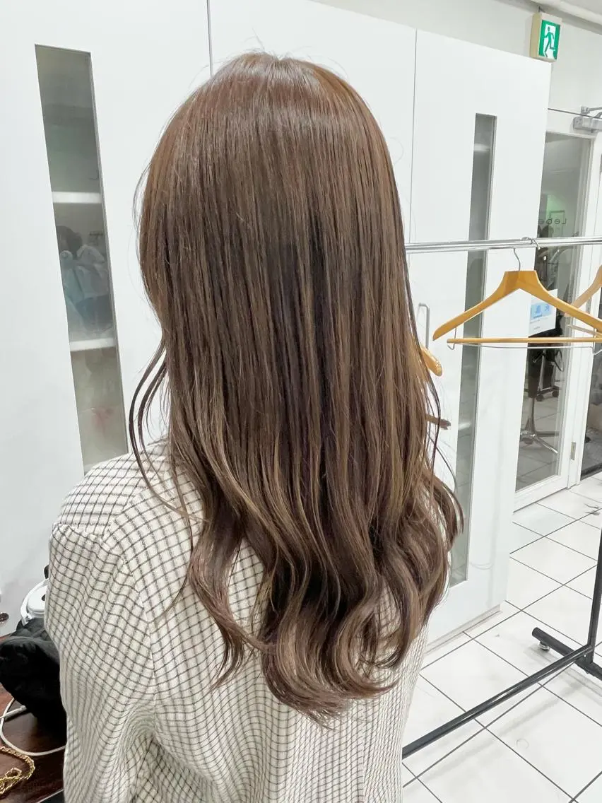 ロング カラー レイヤー🩵透明感 ೀユイ🌙のヘアスタイル